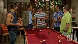 Tyler Brennan, Mark Brennan, Chris Pappas, Nate Kinski, Toadie Rebecchi in Neighbours Episode 