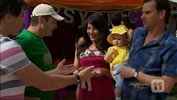 Chris Pappas, Toadie Rebecchi, Vanessa Villante, Sebastiana Fitzgerald, Lucas Fitzgerald in Neighbours Episode 