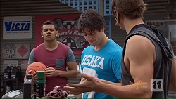 Nate Kinski, Chris Pappas, Tyler Brennan in Neighbours Episode 