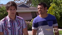 Chris Pappas, Nate Kinski in Neighbours Episode 7077