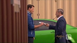 Matt Turner, Dennis Dimato in Neighbours Episode 7077