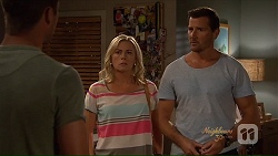 Mark Brennan, Lauren Turner, Matt Turner in Neighbours Episode 