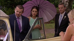 Toadie Rebecchi, Paige Smith, Paul Robinson, Lauren Turner in Neighbours Episode 7084