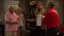 Lou Carpenter, Georgia Brooks, Mark Brennan, Nina Tucker, Karl Kennedy in Neighbours Episode 7084