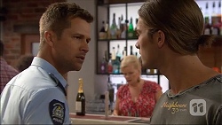 Mark Brennan, Sheila Canning, Tyler Brennan in Neighbours Episode 