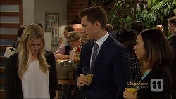 Amber Turner, Daniel Robinson, Josh Willis, Imogen Willis in Neighbours Episode 