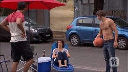 Nate Kinski, Naomi Canning, Tyler Brennan in Neighbours Episode 7093