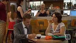 Paul Robinson, Sheila Canning, Naomi Canning in Neighbours Episode 