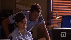 Mark Brennan, Constable Miranda Coby in Neighbours Episode 7094