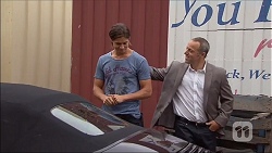 Tyler Brennan, Dennis Dimato in Neighbours Episode 7095