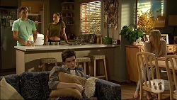 Josh Willis, Paige Novak, Bailey Turner, Amber Turner in Neighbours Episode 