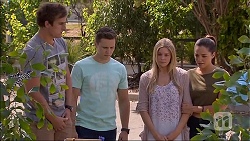 Kyle Canning, Josh Willis, Amber Turner, Paige Smith in Neighbours Episode 7096