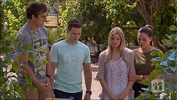 Kyle Canning, Josh Willis, Amber Turner, Paige Novak in Neighbours Episode 