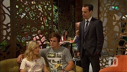 Georgia Brooks, Kyle Canning, Nick Petrides in Neighbours Episode 