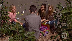 Lauren Turner, Bailey Turner, Paige Smith, Amber Turner in Neighbours Episode 7097