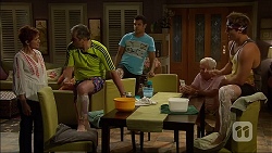 Susan Kennedy, Karl Kennedy, Nate Kinski, Lou Carpenter, Kyle Canning in Neighbours Episode 7100