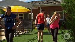 Paige Novak, Josh Willis, Daniel Robinson, Amber Turner in Neighbours Episode 