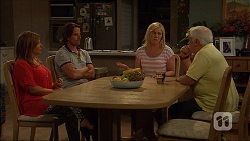 Terese Willis, Brad Willis, Lauren Turner, Lou Carpenter in Neighbours Episode 7108