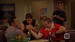 Nate Kinski, Tyler Brennan, Toadie Rebecchi, Mark Brennan in Neighbours Episode 