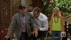 Paul Robinson, Karl Kennedy, Georgia Brooks in Neighbours Episode 7109