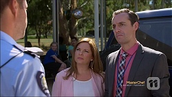 Mark Brennan, Terese Willis, Nick Petrides in Neighbours Episode 7111
