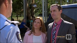 Mark Brennan, Terese Willis, Nick Petrides in Neighbours Episode 