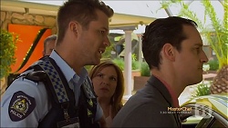 Mark Brennan, Terese Willis, Nick Petrides in Neighbours Episode 