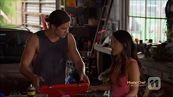 Tyler Brennan, Michelle Kim in Neighbours Episode 7114