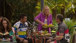 Nate Kinski, Lauren Turner, Karl Kennedy in Neighbours Episode 