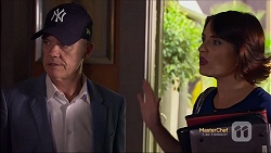 Paul Robinson, Naomi Canning in Neighbours Episode 