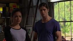 Paige Novak, Tyler Brennan in Neighbours Episode 