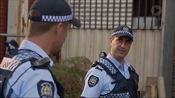 Mark Brennan, Senior Sergeant Milov Frost in Neighbours Episode 7122
