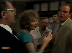 Harold Bishop, Madge Mitchell, Rob Lewis, Jeremy Lord, Ivan in Neighbours Episode 