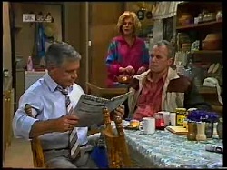 Lou Carpenter, Madge Bishop, Jim Robinson in Neighbours Episode 