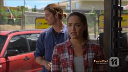 Tyler Brennan, Paige Novak in Neighbours Episode 