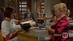 Naomi Canning, Paul Robinson, Sheila Canning in Neighbours Episode 