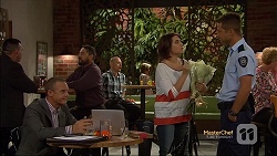 Paul Robinson, Naomi Canning, Mark Brennan in Neighbours Episode 7131