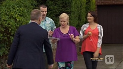 Phil Tractor, Toadie Rebecchi, Sheila Canning, Naomi Canning in Neighbours Episode 7133
