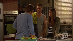 Tyler Brennan, Mark Brennan, Paige Smith in Neighbours Episode 7136