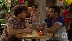 Alistair Hall, Sam Myers, Nate Kinski in Neighbours Episode 7138