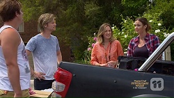 Kyle Canning, Daniel Robinson, Sonya Rebecchi, Amy Williams in Neighbours Episode 