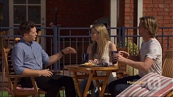 Josh Willis, Amber Turner, Daniel Robinson in Neighbours Episode 