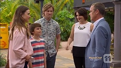 Amy Williams, Jimmy Williams, Daniel Robinson, Naomi Canning, Paul Robinson in Neighbours Episode 7143