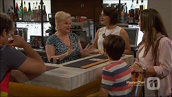 Kyle Canning, Sheila Canning, Naomi Canning, Jimmy Williams, Amy Williams in Neighbours Episode 7144