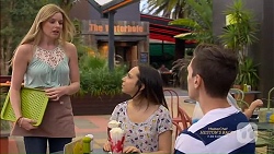 Amber Turner, Imogen Willis, Josh Willis in Neighbours Episode 
