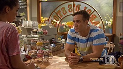 Paige Novak, Aaron Brennan in Neighbours Episode 