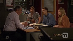 Karl Kennedy, Daniel Robinson, Josh Willis, Amber Turner in Neighbours Episode 7152