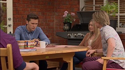 Josh Willis, Amber Turner, Daniel Robinson in Neighbours Episode 