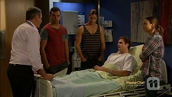 Karl Kennedy, Nate Kinski, Tyler Brennan, Kyle Canning, Amy Williams in Neighbours Episode 7154