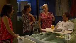Imogen Willis, Amy Williams, Sheila Canning, Kyle Canning in Neighbours Episode 7154